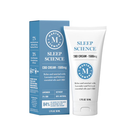 Martha Stewart CBD Sleep Therapy Hemp-Derived Cream 50ml/1500mg 30mg/ml