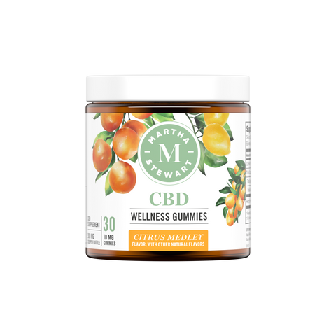 Martha Stewart CBD Wellness Citrus Medley Hemp-Derived Gummies 30ct/300mg 10mg/serving